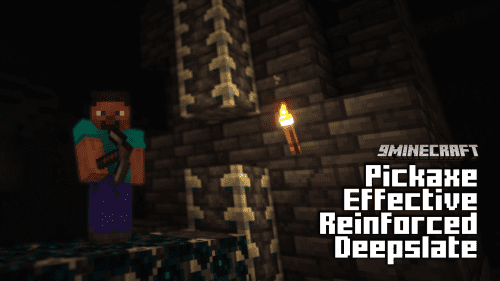 Pickaxe Effective Reinforced Deepslate Mod (1.21.1, 1.20.1) Thumbnail