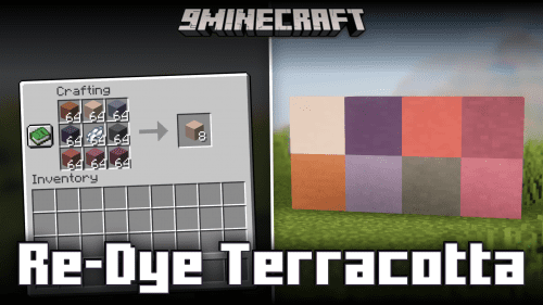 Re-Dye Terracotta Mod (1.21.1, 1.20.1) – Change Terracotta Color With Ease Thumbnail