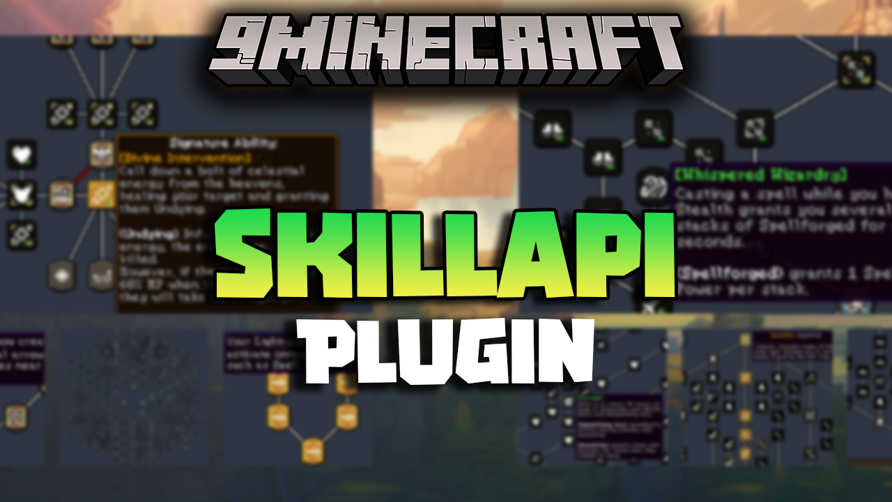 SkillAPI Plugin (1.12.2, 1.8.9) - Flexible Class And Skill System With Mass Configuration And Unique Menus And Features 1