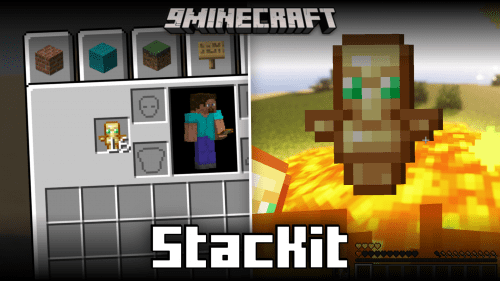 StacKit Mod (1.21.1, 1.21) – Make Unstackable Items Stackable Thumbnail