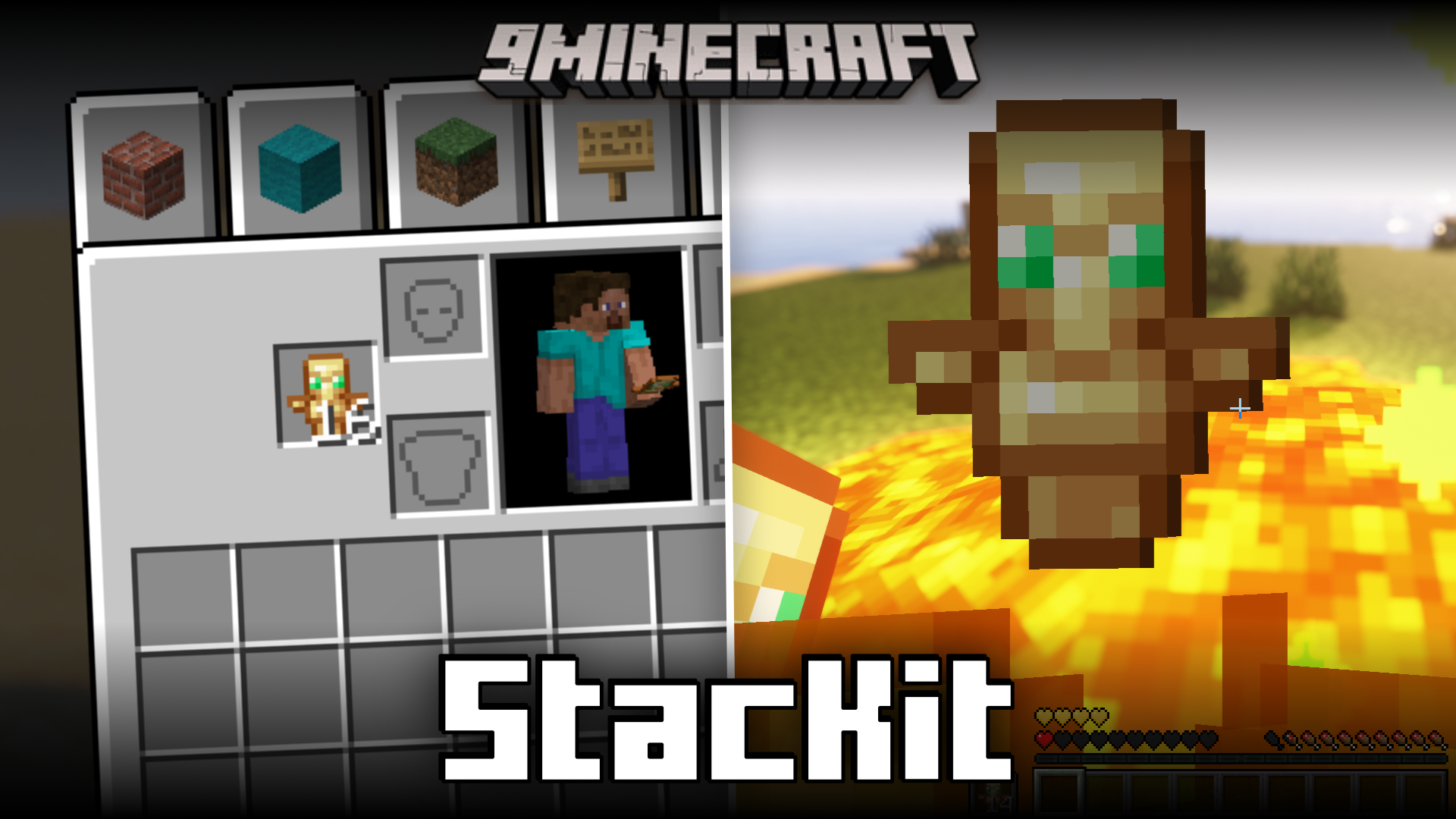 StacKit Mod (1.21.1, 1.21) - Make Unstackable Items Stackable 1