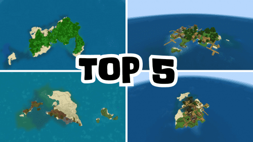 Top 5 New Survival Minecraft Seeds (1.21.4, 1.21.1) – Bedrock Edition Thumbnail