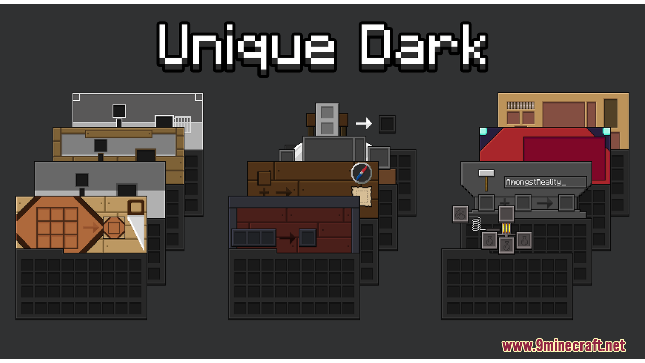 Unique Dark Resource Pack (1.21.1, 1.20.1) - Texture Pack 1