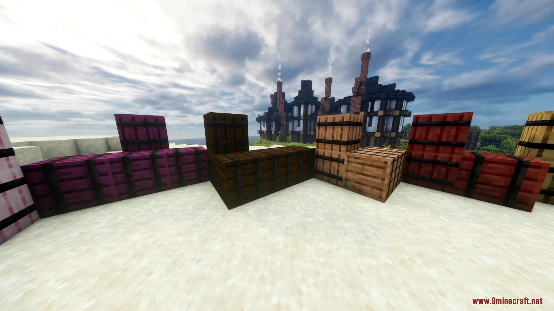 Variant Barrels Mod (1.21.1, 1.20.1) - Barrels for All Wood Types 2