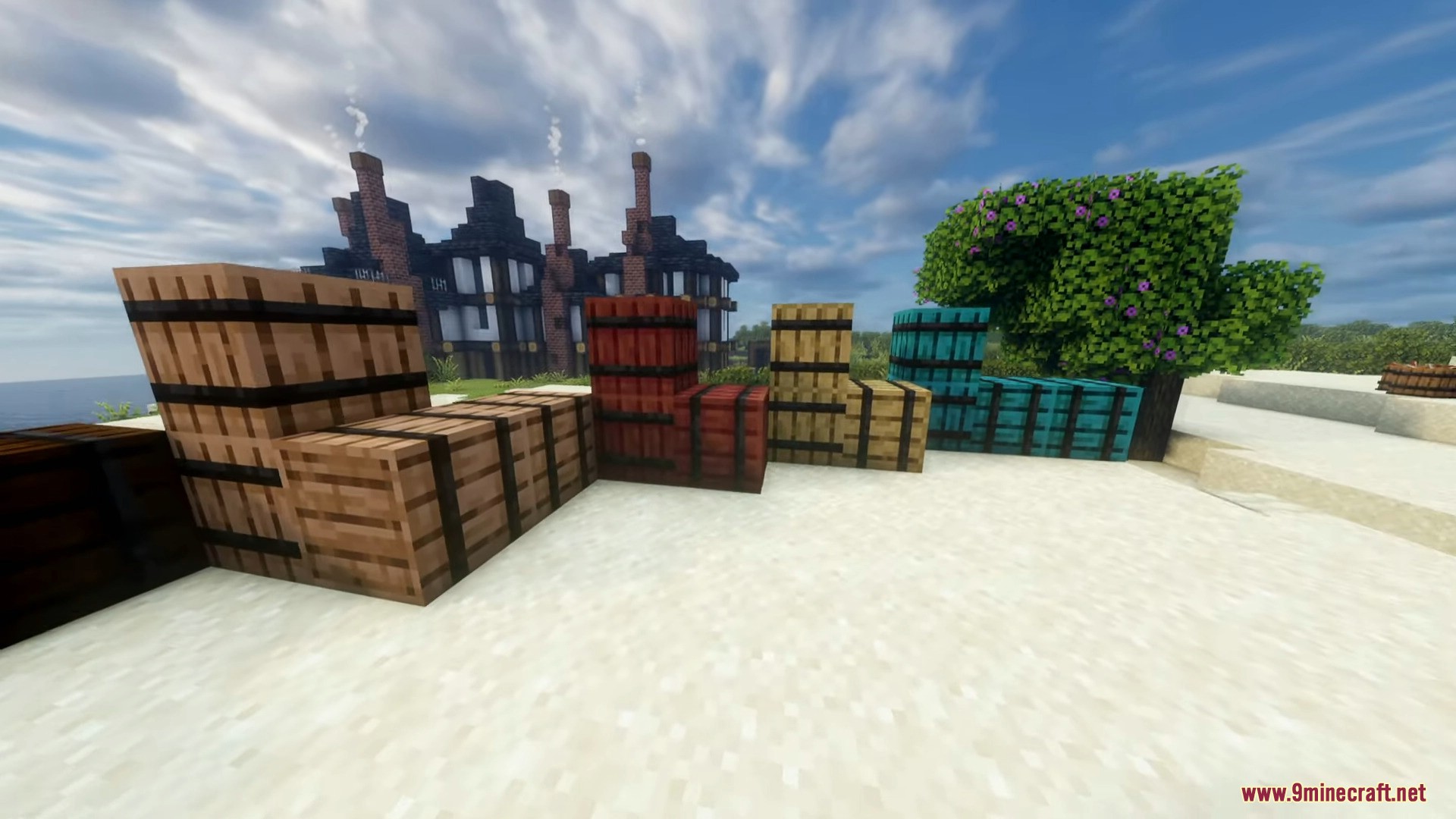 Variant Barrels Mod (1.21.1, 1.20.1) - Barrels for All Wood Types 3