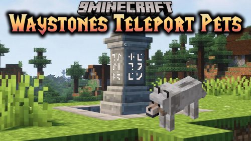 Waystones Teleport Pets Mod (1.20.1, 1.19.2) – Easy to Travel with Your Pets Thumbnail