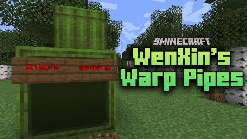 WenXin’s Warp Pipes Mod (1.21.1, 1.20.1) – Mario-Inspired Transportation Thumbnail