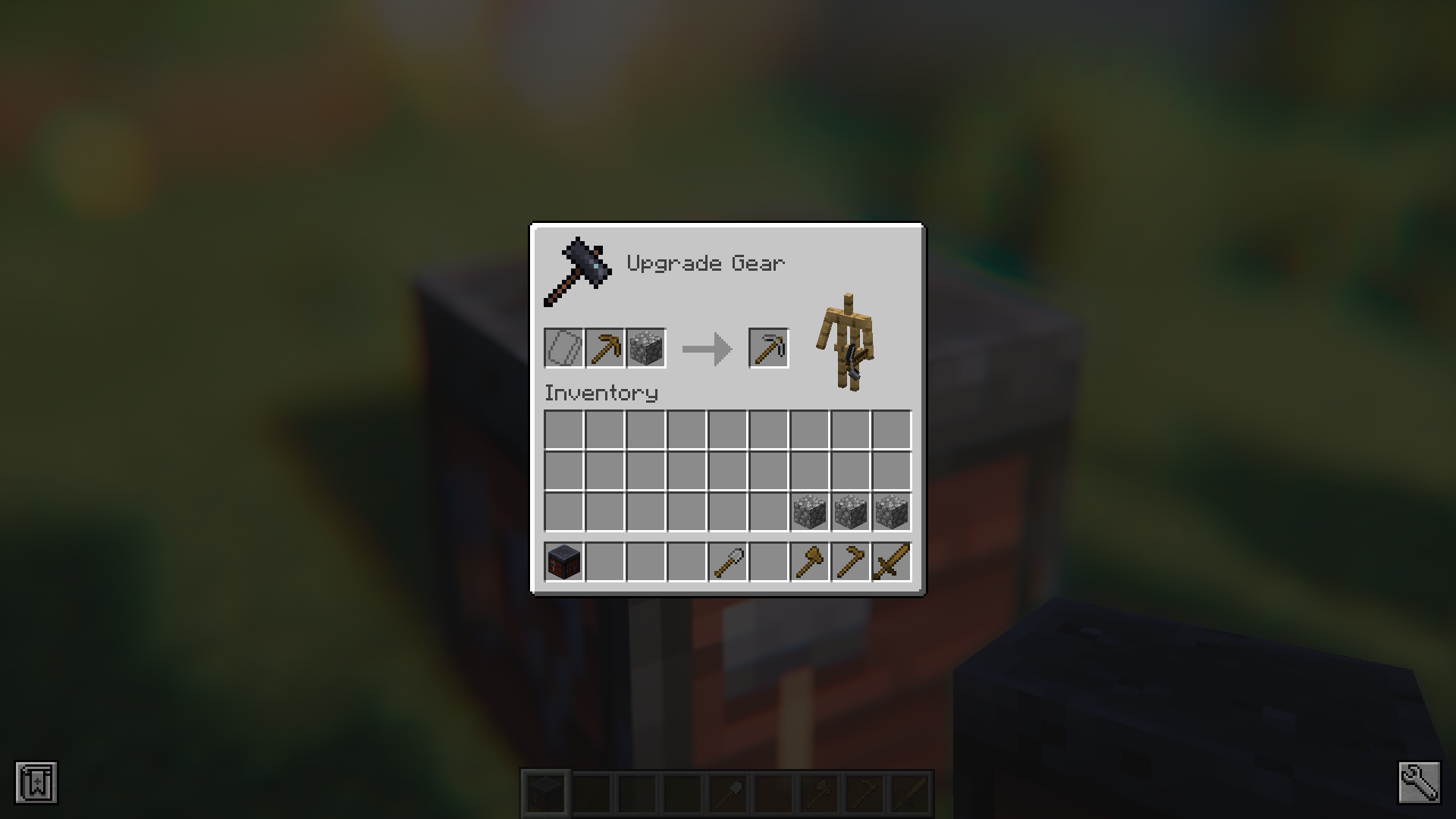 Wooden To Stone Tools Upgrades Mod (1.21.1, 1.20.1) - Tool Upgradation Feature 4