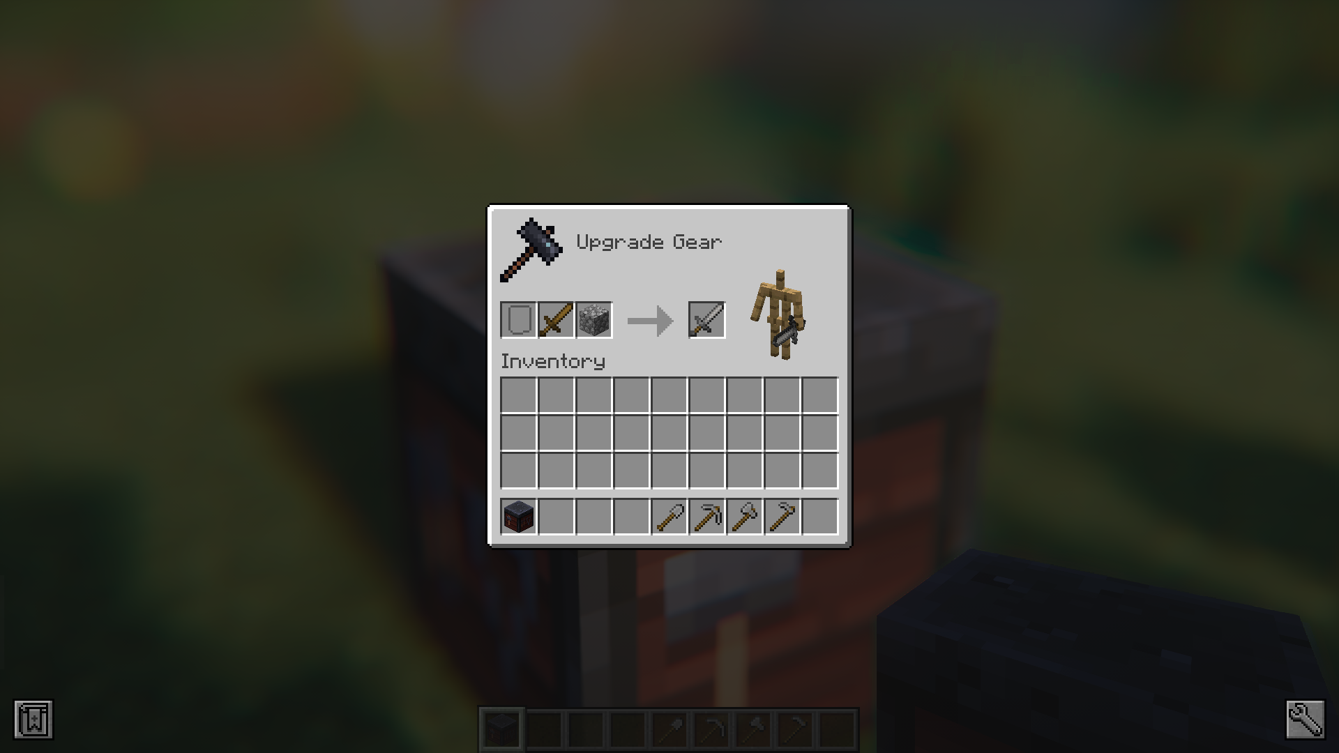 Wooden To Stone Tools Upgrades Mod (1.21.1, 1.20.1) - Tool Upgradation Feature 7