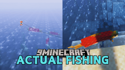 Actual Fishing Mod (1.21.1) – Real Fishing Challenges Thumbnail