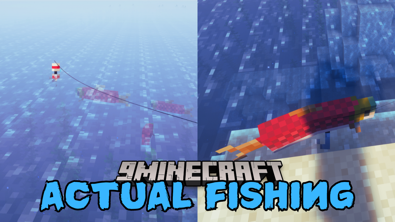 Actual Fishing Mod (1.21.1) - Real Fishing Challenges 1