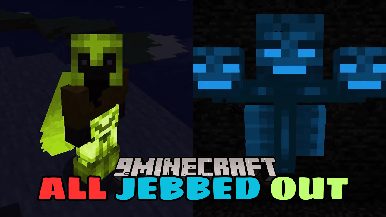 All Jebbed Out Mod (1.21.1, 1.20.1) - Rainbow Effect to Any Mob 1