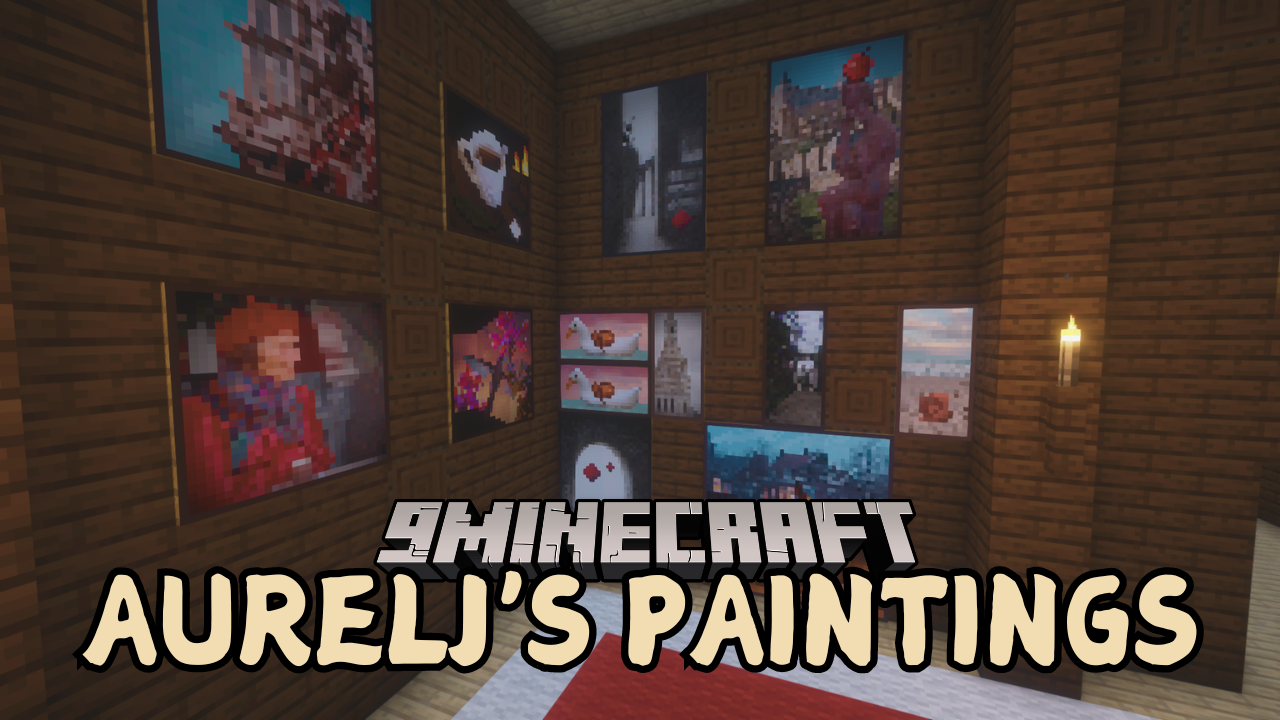 Aurelj's Paintings Mod (1.21.1) - 19 New Paintings 1