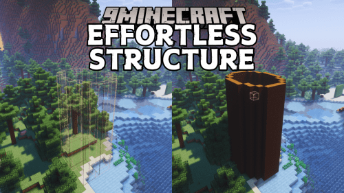 Effortless Structure Mod (1.21.1, 1.20.1) – 13 Unique Build Modes Thumbnail