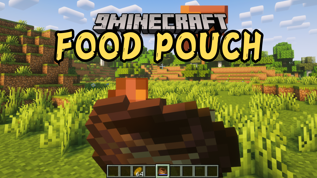 Food Pouch Mod (1.21.1) - Stores Multiple Food Items 1