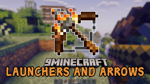 Launchers and Arrows Mod (1.21.1) – 3 New Bows and a Crosslauncher Thumbnail