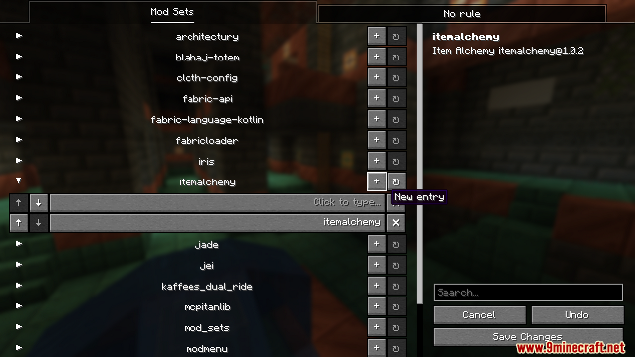 Mod Sets Mod (1.21.1, 1.20.1) - Enable or Disable Mods In-game 5