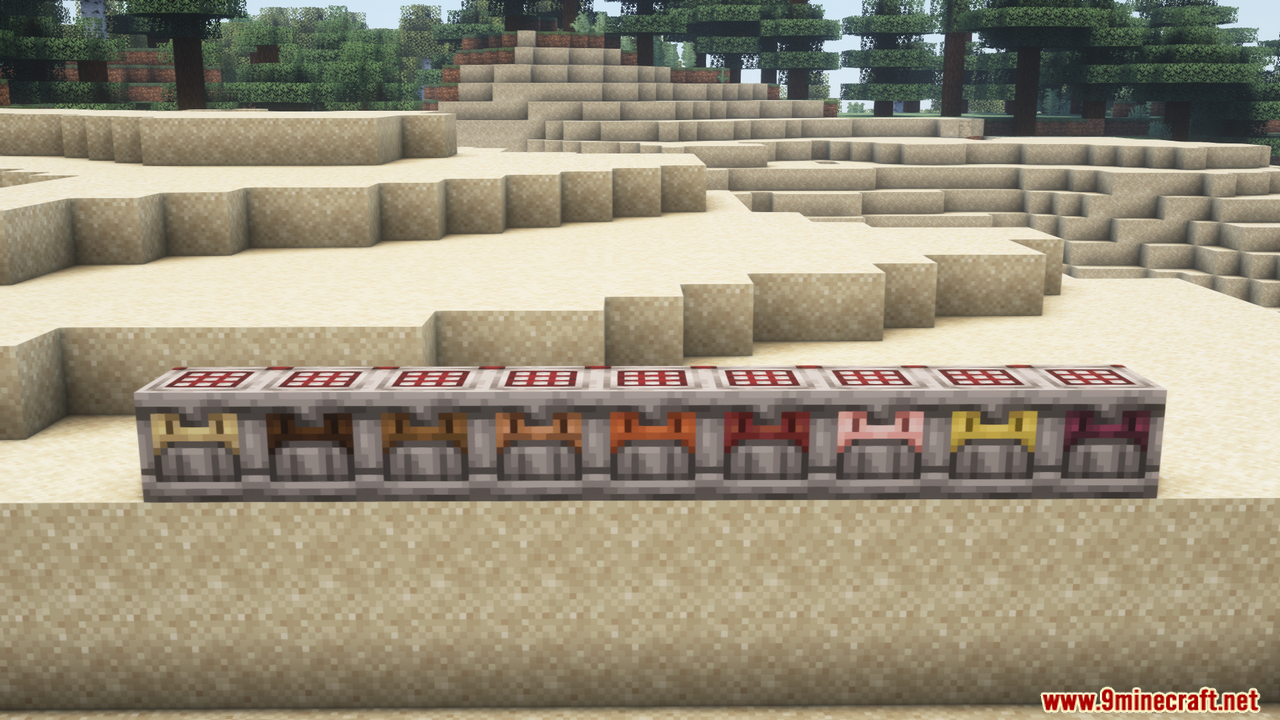 More Crafter Variants Mod (1.21.1) - 10 New Colorful Crafting Tables 6