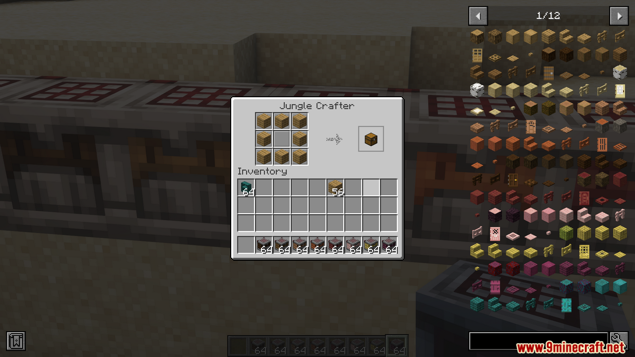 More Crafter Variants Mod (1.21.1) - 10 New Colorful Crafting Tables 2