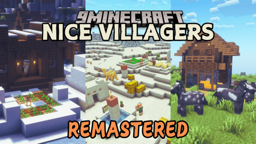 Nice Villagers Remastered Mod (1.21.1) – New Level of Village Interactions Thumbnail