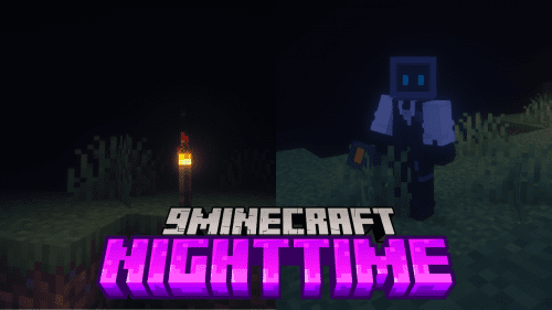 NightTime Mod (1.21.1) – Thrilling and Spooky Gameplay Thumbnail