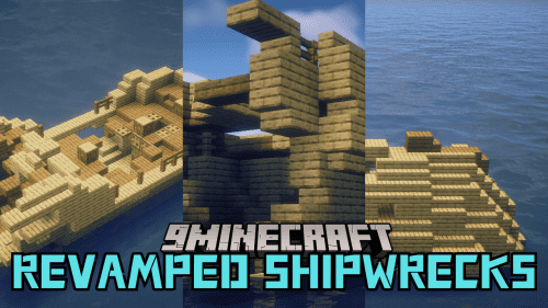 Revamped Shipwrecks Mod (1.21.1, 1.20.1) – Various Shipwreck Designs Thumbnail