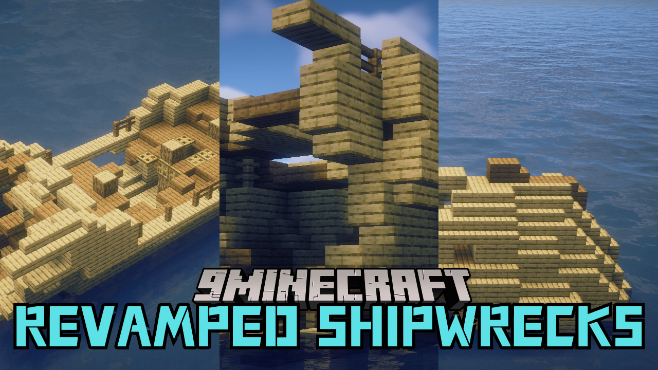 Revamped Shipwrecks Mod (1.21.1, 1.20.1) - Various Shipwreck Designs 1