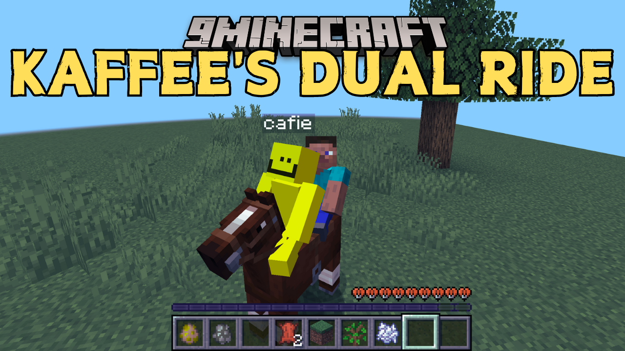 Kaffee's Dual Ride Mod (1.21.1, 1.20.1) - Two Players Ride One Horse 1