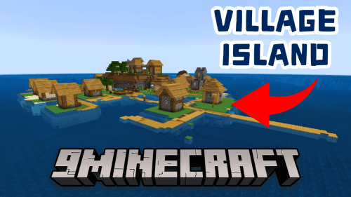 6 Best New Village Island Seeds For Minecraft So Far (1.21.4, 1.21.1) – Bedrock Edition Thumbnail