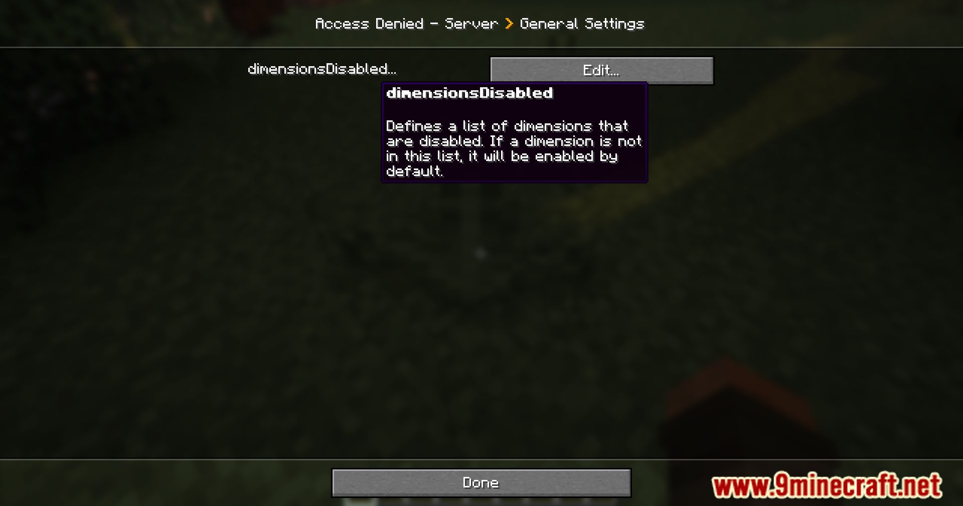 Access Denied Mod (1.21.1, 1.20.1) - Control Dimension Access 6