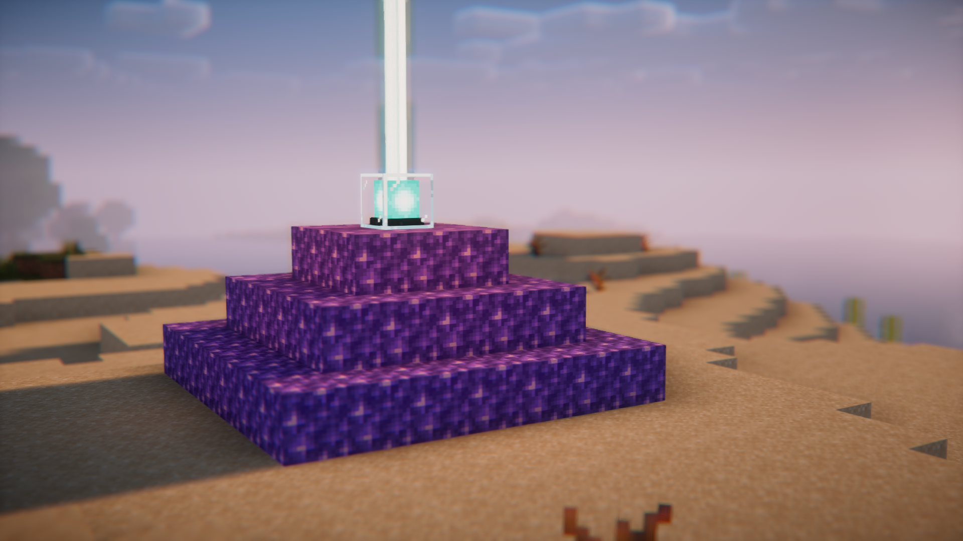 Amethyst Beacon Base Mod (1.21.1, 1.20.1) - Use Amethyst Blocks For Beacon Bases 2