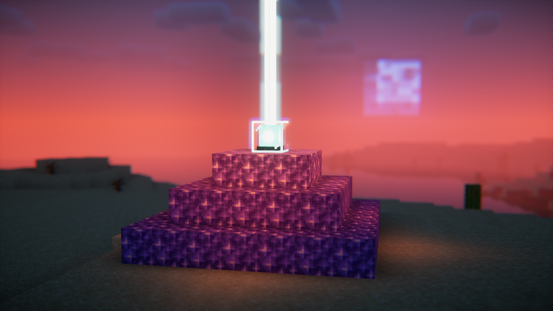 Amethyst Beacon Base Mod (1.21.1, 1.20.1) - Use Amethyst Blocks For Beacon Bases 3