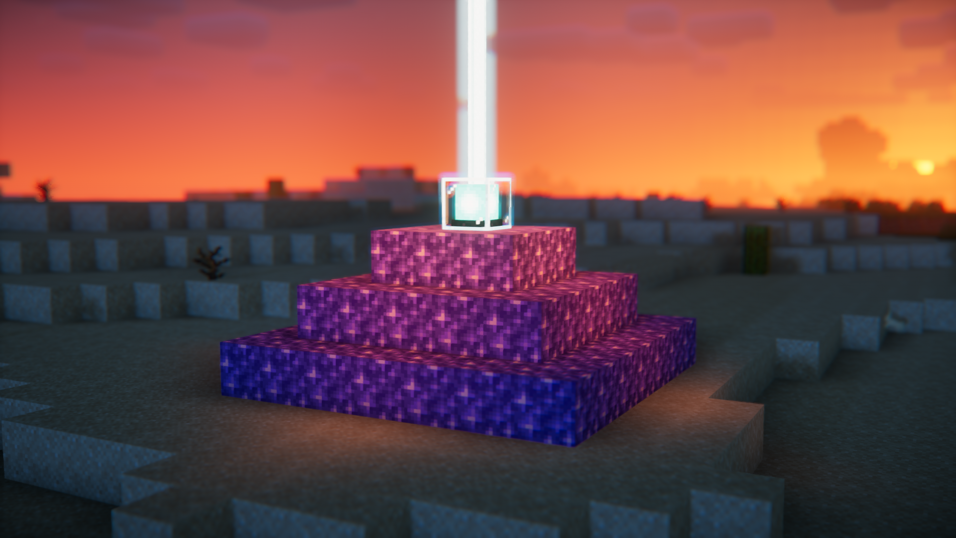 Amethyst Beacon Base Mod (1.21.1, 1.20.1) - Use Amethyst Blocks For Beacon Bases 4