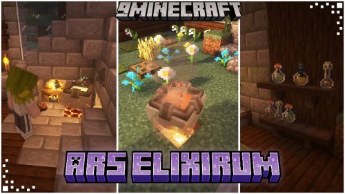 Ars Elixirum Mod (1.21.1, 1.21) – Ultimate Extension of Potion Crafting Thumbnail