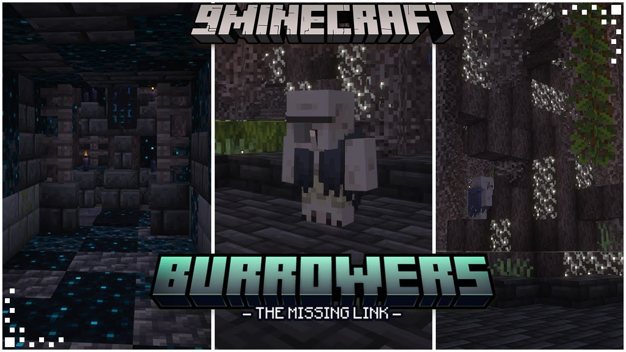 Burrowers Mod (1.20.1) - New Village, Villagers 1