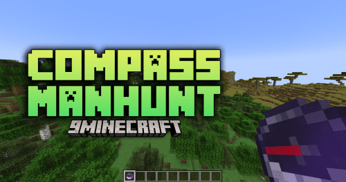 Compass Manhunt Mod (1.21.1, 1.20.1) – Track The Speedrunner Thumbnail