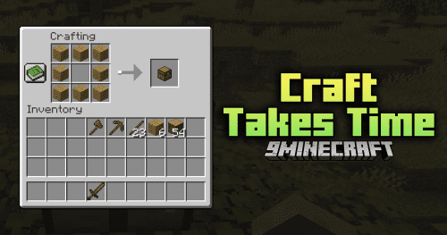 Craft Takes Time Mod (1.21.1, 1.20.1) – Time-Based Crafting Thumbnail