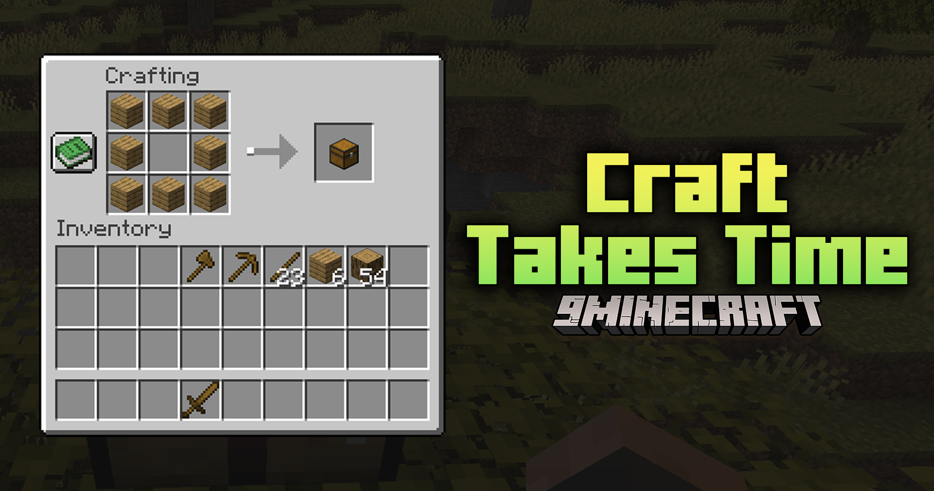 Craft Takes Time Mod (1.21.1, 1.20.1) - Time-Based Crafting 1