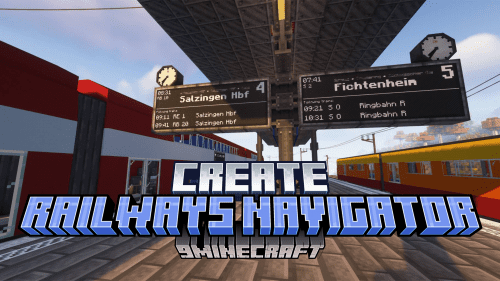 Create Railways Navigator Mod (1.20.1, 1.19.2) – Enhanced Railway Systems For Create Mod Users Thumbnail