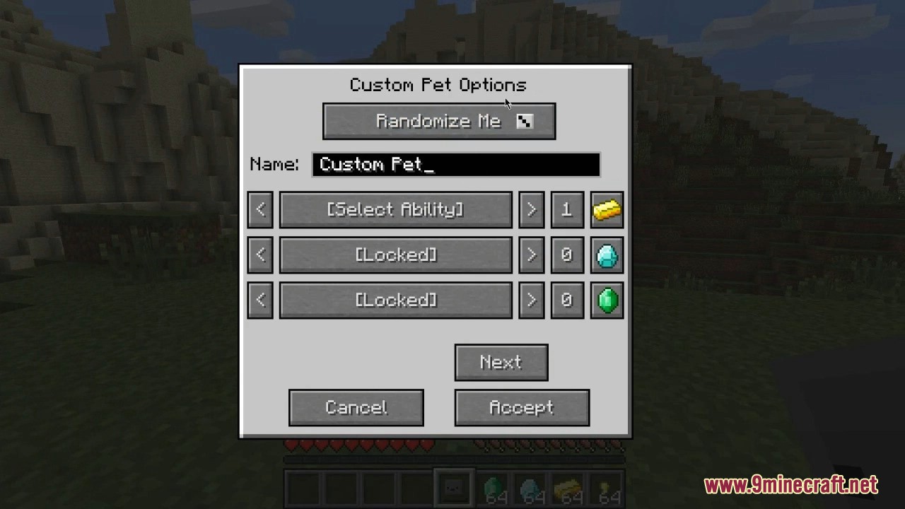 Custom Pets Mod (1.7.10) - Make Your Own Custom Inventory Pets 2