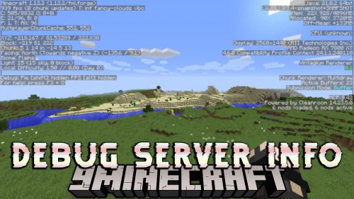 Debug Server Info Mod (1.12.2) – Display Some Server Info in The F3 Thumbnail