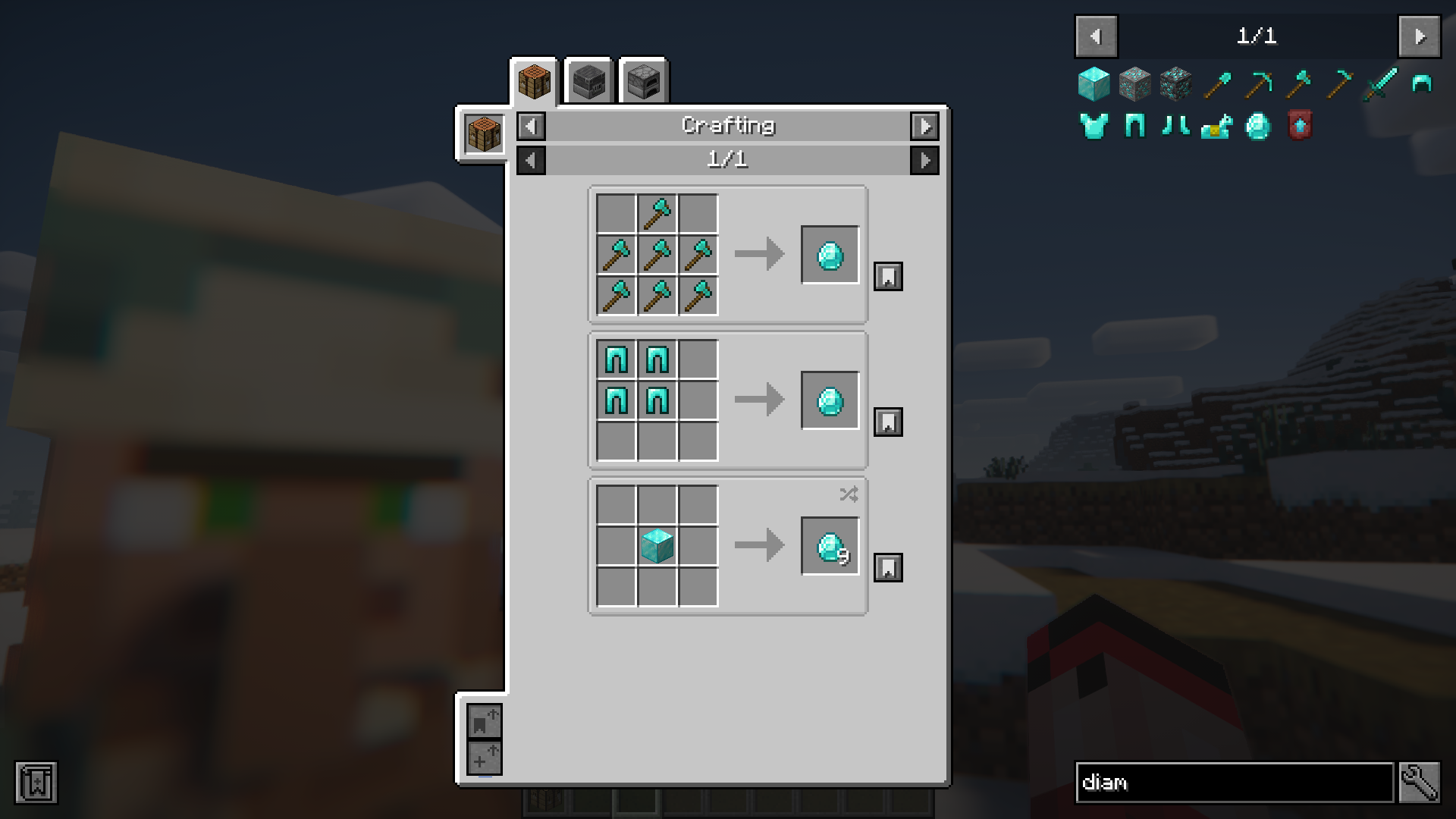 Diamond Recycling Mod (1.21.1, 1.20.1) - Recycle Diamond Tools, Armor & Templates 4