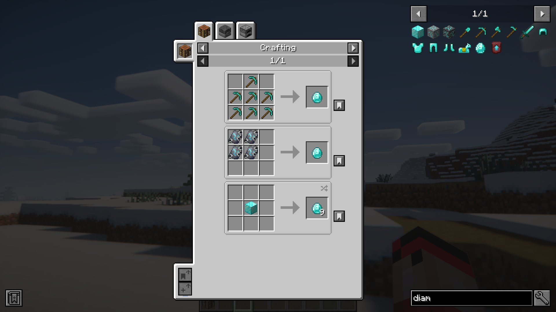 Diamond Recycling Mod (1.21.1, 1.20.1) - Recycle Diamond Tools, Armor & Templates 6