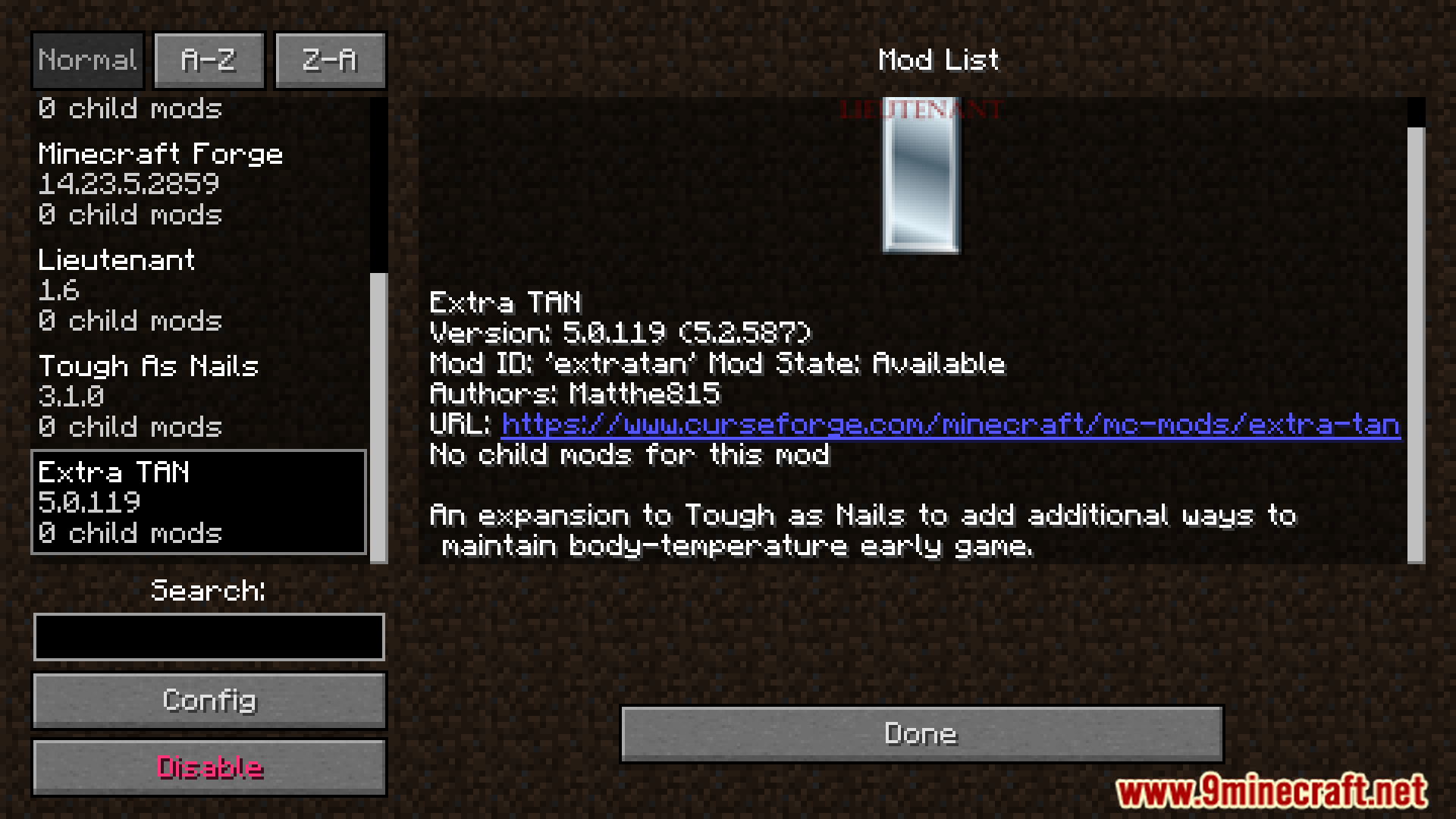 Extra TAN Mod (1.12.2, 1.10.2) - Add Additional Ways To Maintain Body Temperature 2