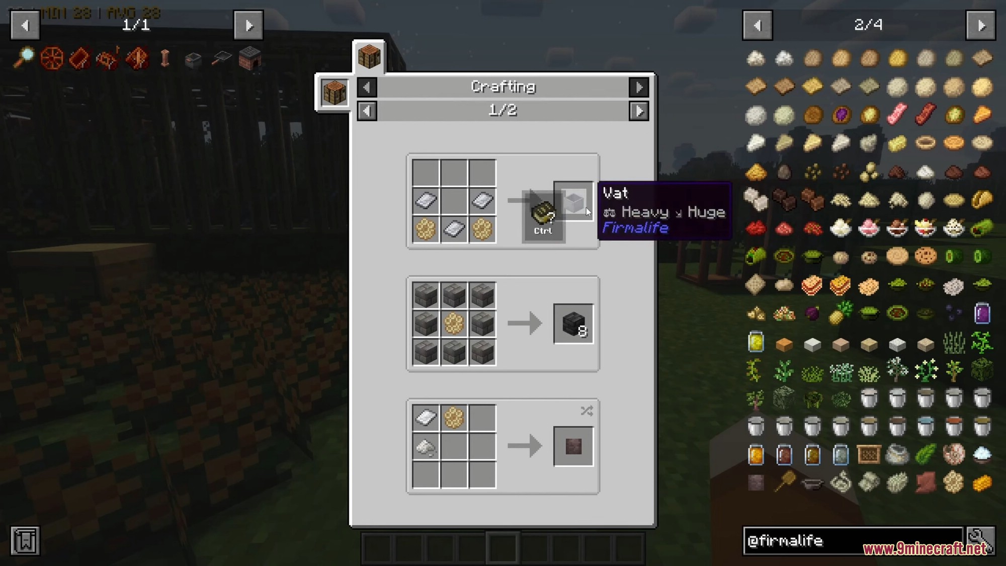 FirmaLife Mod (1.20.1, 1.18.2) - A Cooking Addon for TerraFirmaCraft 13