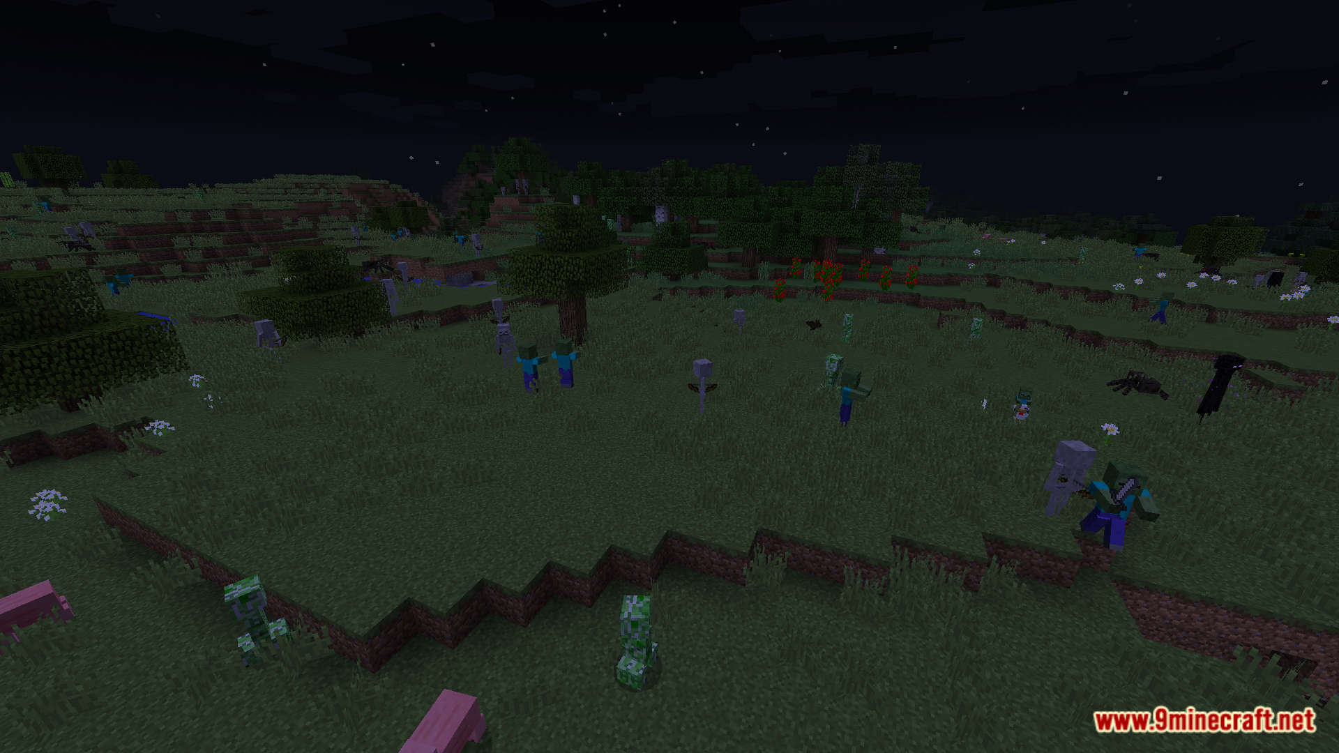 IncreaseMobs Mod (1.12.2, 1.8.9) - More Mobs, More Challenge: Survive The Night With Increasing Mobs 4