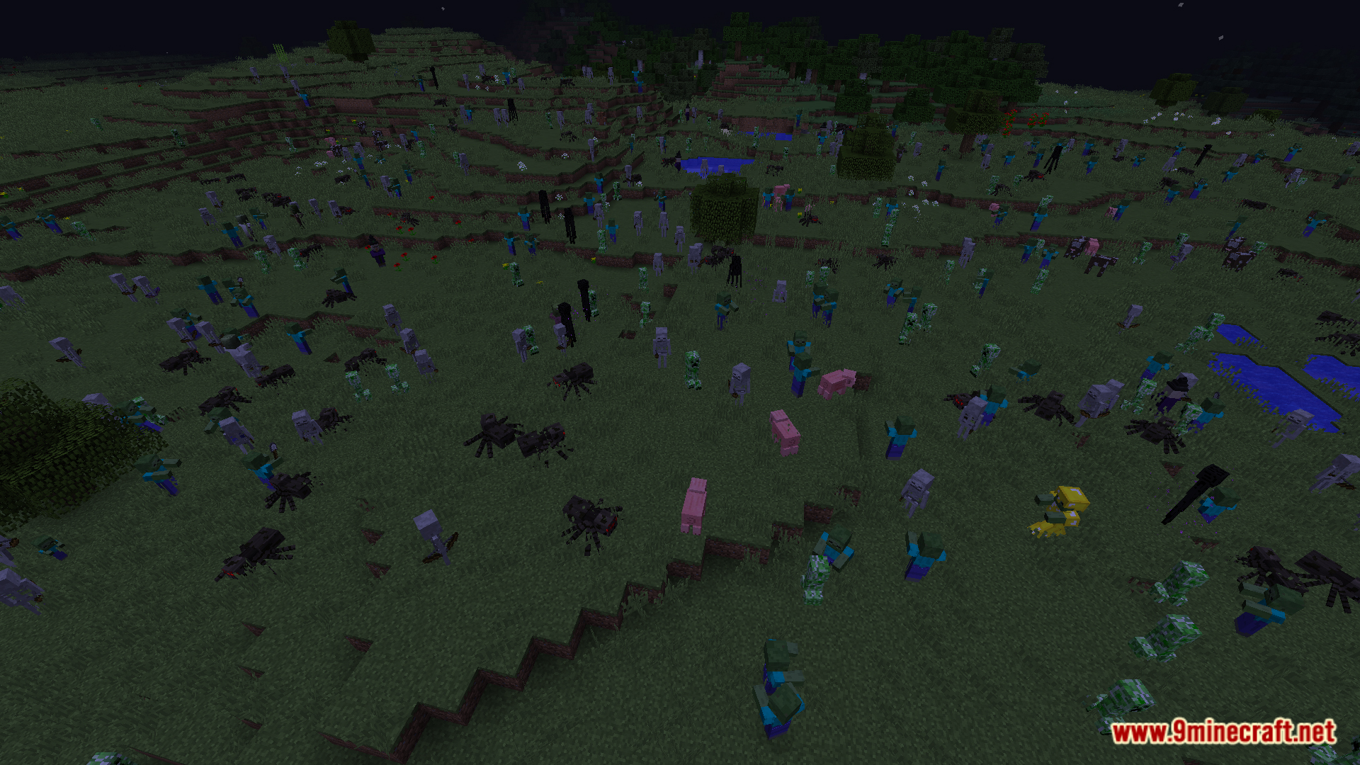 IncreaseMobs Mod (1.12.2, 1.8.9) - More Mobs, More Challenge: Survive The Night With Increasing Mobs 7