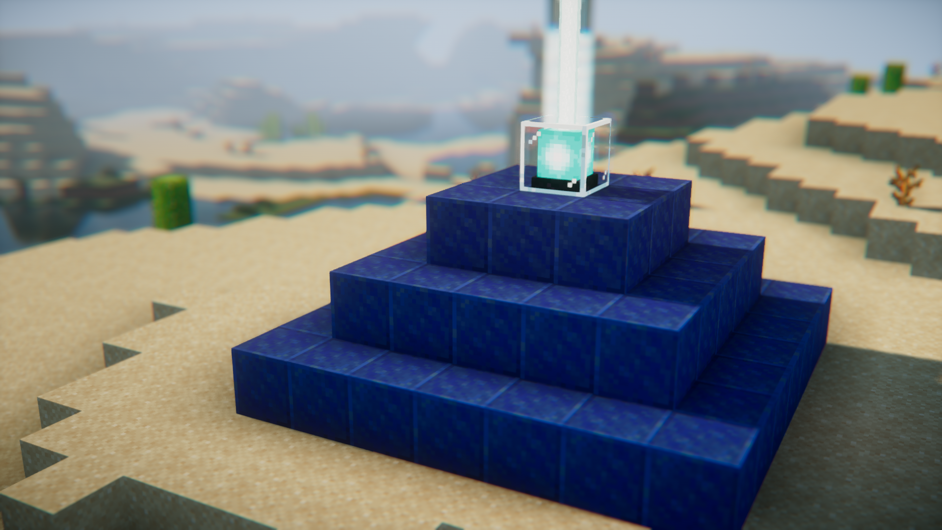 Lapis Beacon Base Mod (1.21.1, 1.20.1) - Lapis Blocks As Beacon Base 2