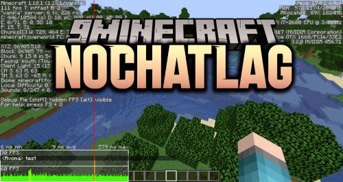 NoChatLag Mod (1.18.2, 1.16.5) – Fixing Chat Lag Spikes Thumbnail