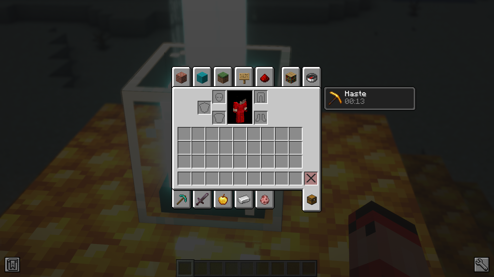 Raw Gold Beacon Base Mod (1.21.1, 1.20.1) - Use Raw Gold Blocks For Beacon Base 7